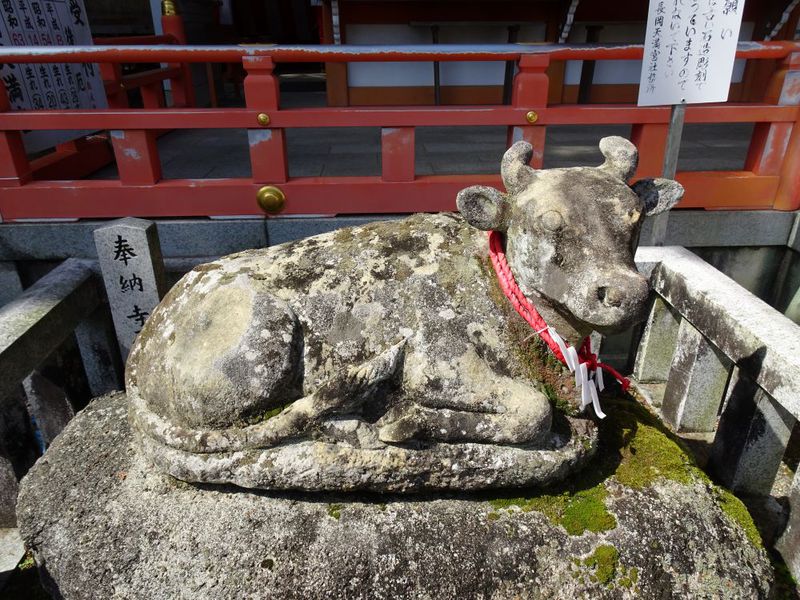 長岡天満宮　菅原道真公　牛乗之御像　銅製　のったり 長岡天満宮 菅原道真公 牛乗之御像 銅製 のったり - メルカリ